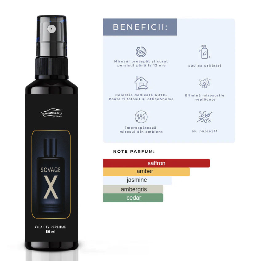 Parfum Auto - Sovage X